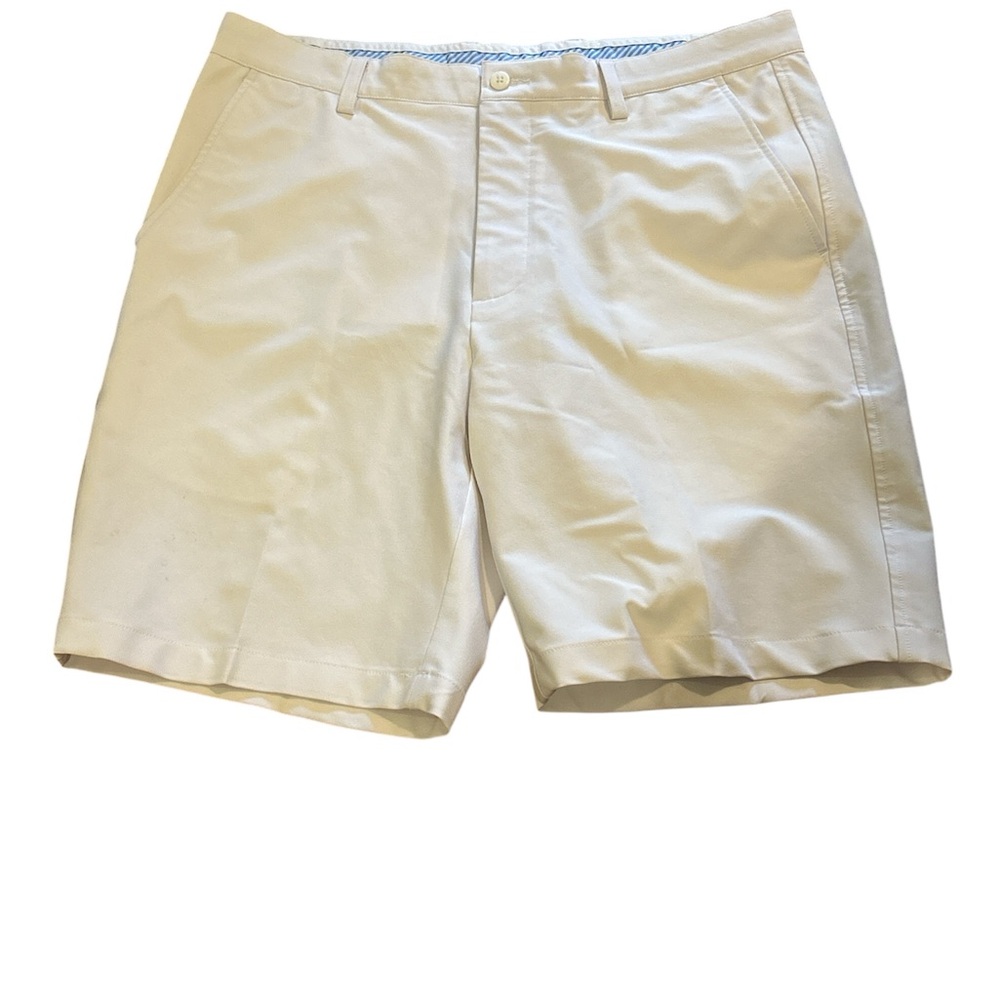 FootJoy White Flat Front Golf  Shorts Lightweight Casual